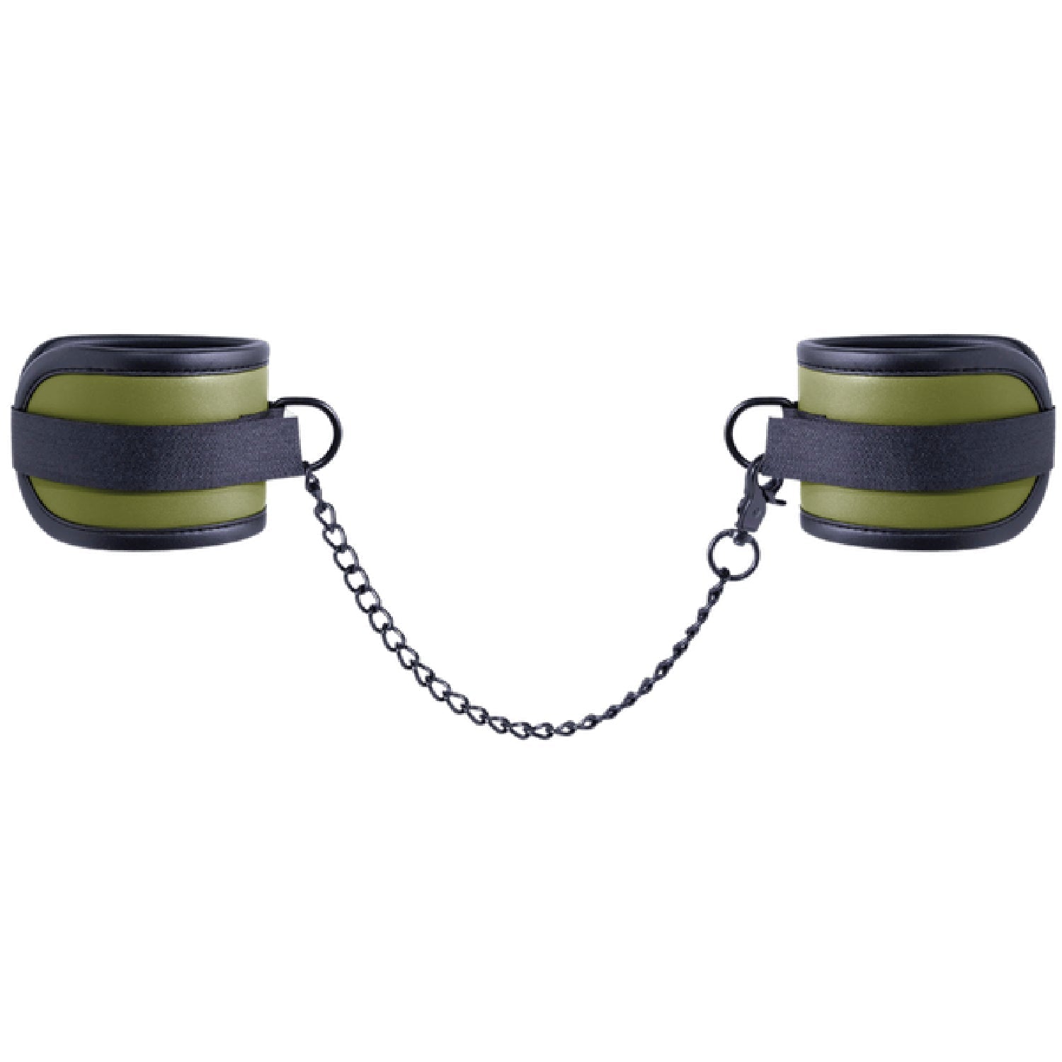 Adjustable Ankle Cuffs with Velcro Lock and 25.9cm Chain – Bondage Restraints > Bondage Gear > Restraints - Tophatter Daily Deals