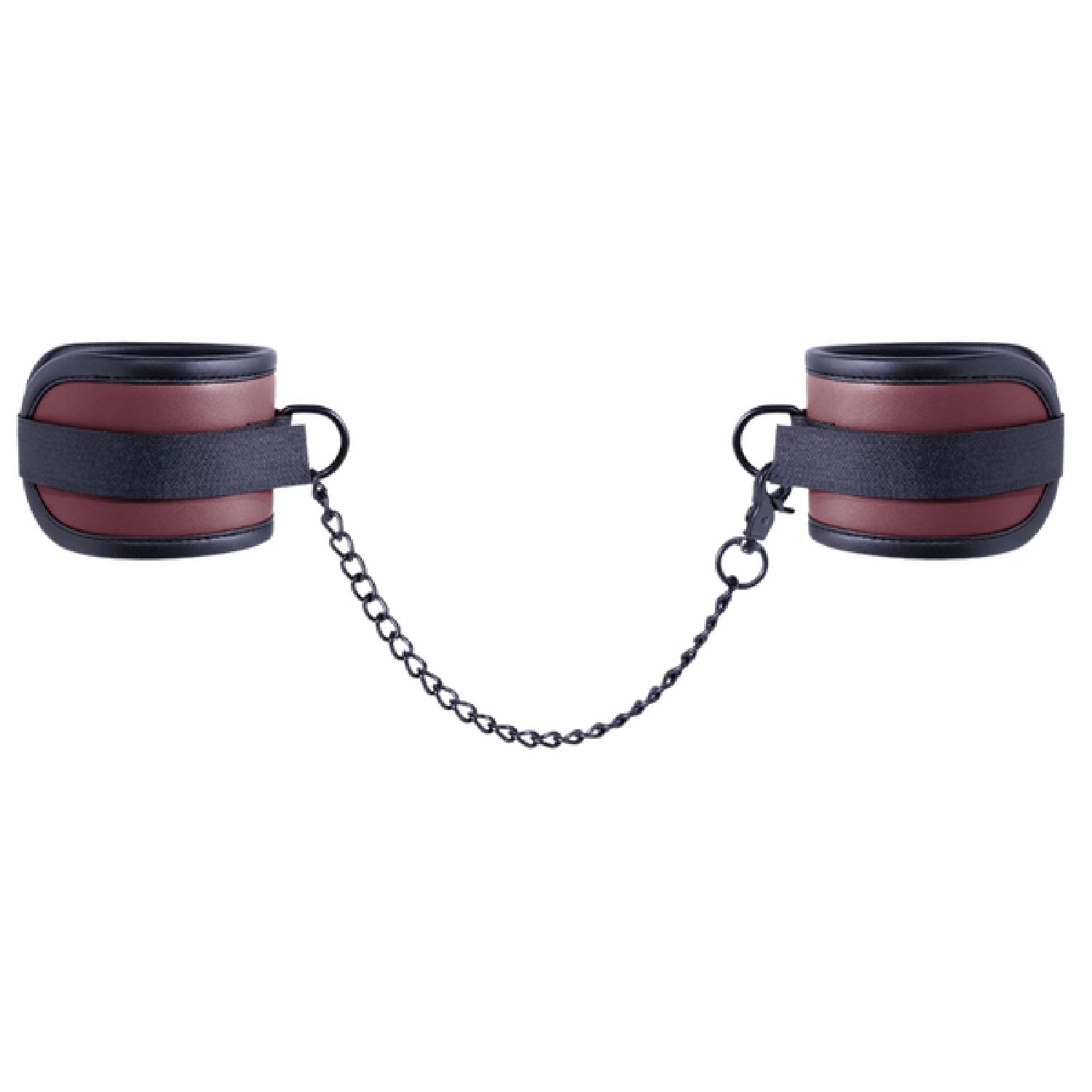 Adjustable Ankle Cuffs with Velcro Lock and 25.9cm Chain – Bondage Restraints > Bondage Gear > Restraints - Tophatter Daily Deals