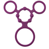 Triple Ring With Ball Stretcher – Stretchy Durable Silicone Ball Stretcher > Sex Toys For Men > Ball Stretchers - Tophatter Daily Deals