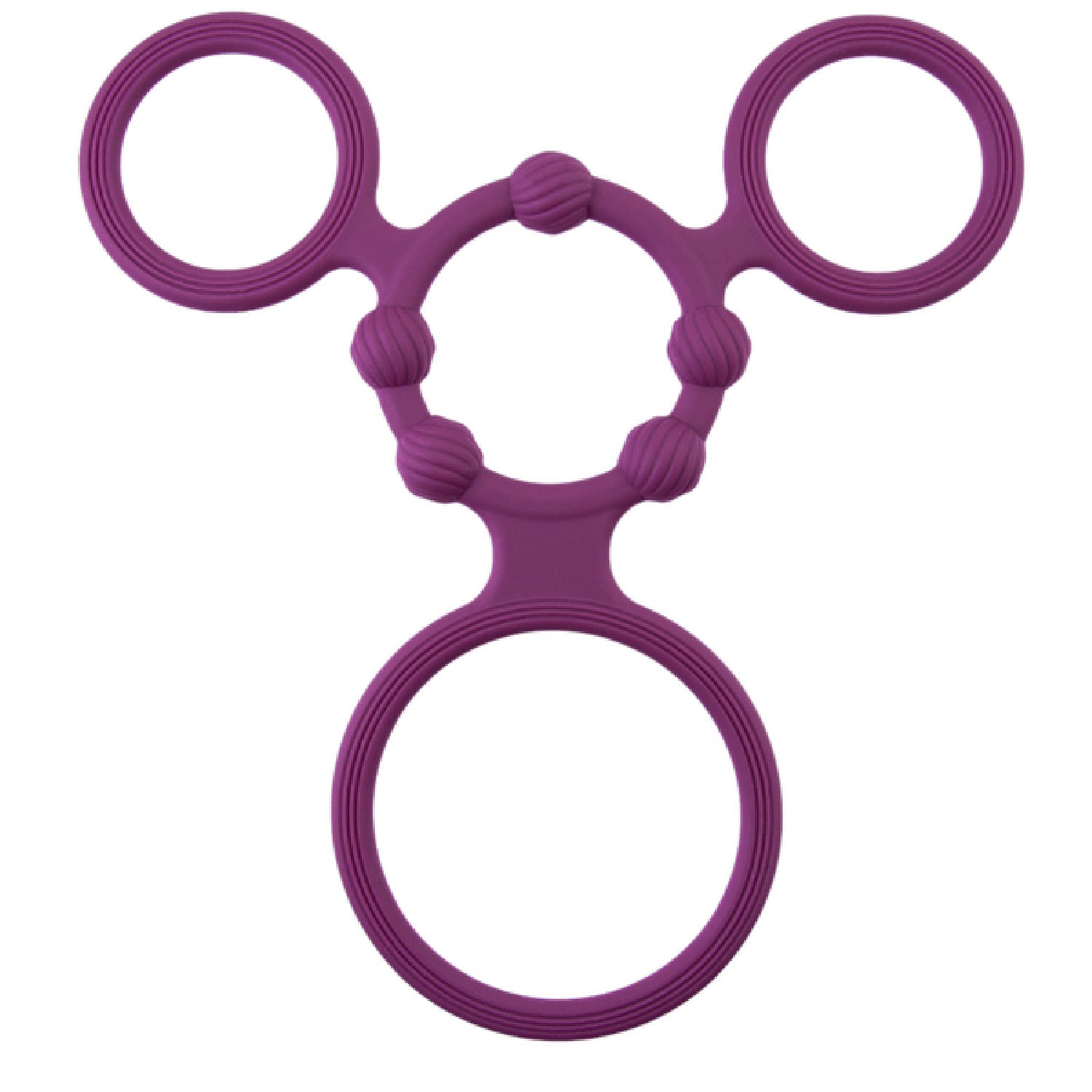 Triple Ring With Ball Stretcher – Stretchy Durable Silicone Ball Stretcher > Sex Toys For Men > Ball Stretchers - Tophatter Daily Deals