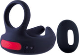 Dual Motor Cock Ring with Scrotal Stimulator – Rechargeable Splashproof Silicone Toy > Cock Ring > Vibrating - Tophatter Daily Deals