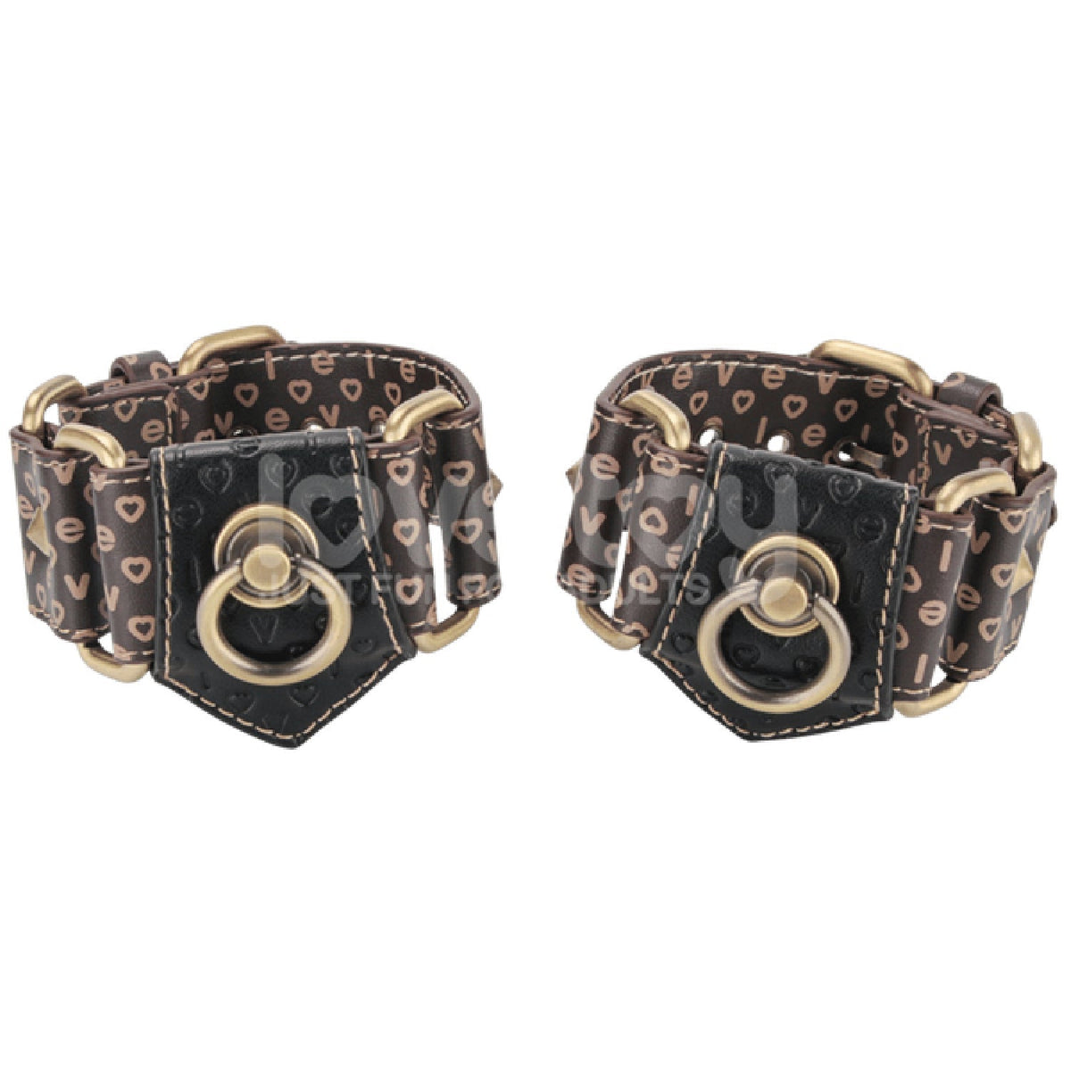 Rebellion Reign Thigh Cuffs Set – Adjustable PU BDSM Restraint Cuffs > Bondage Gear > Restraints - Tophatter Daily Deals