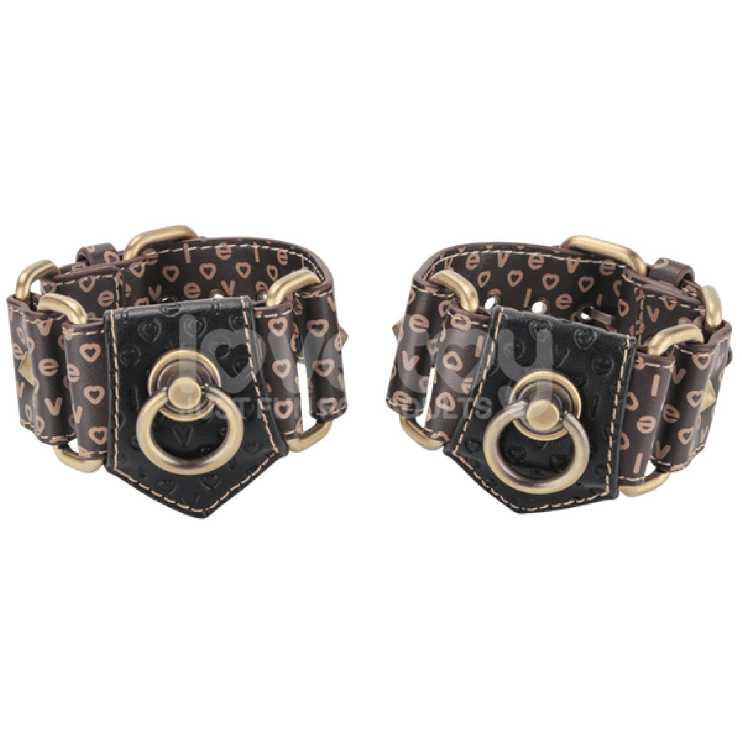 Rebellion Reign Thigh Cuffs Set – Adjustable PU BDSM Restraint Cuffs > Bondage Gear > Restraints - Tophatter Daily Deals