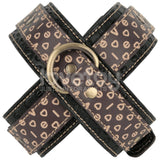 Rebellion Reign Crossed Handcuffs – Premium PU Wrist Cuffs with Velcro Closure > Bondage Gear > Restraints - Tophatter Daily Deals