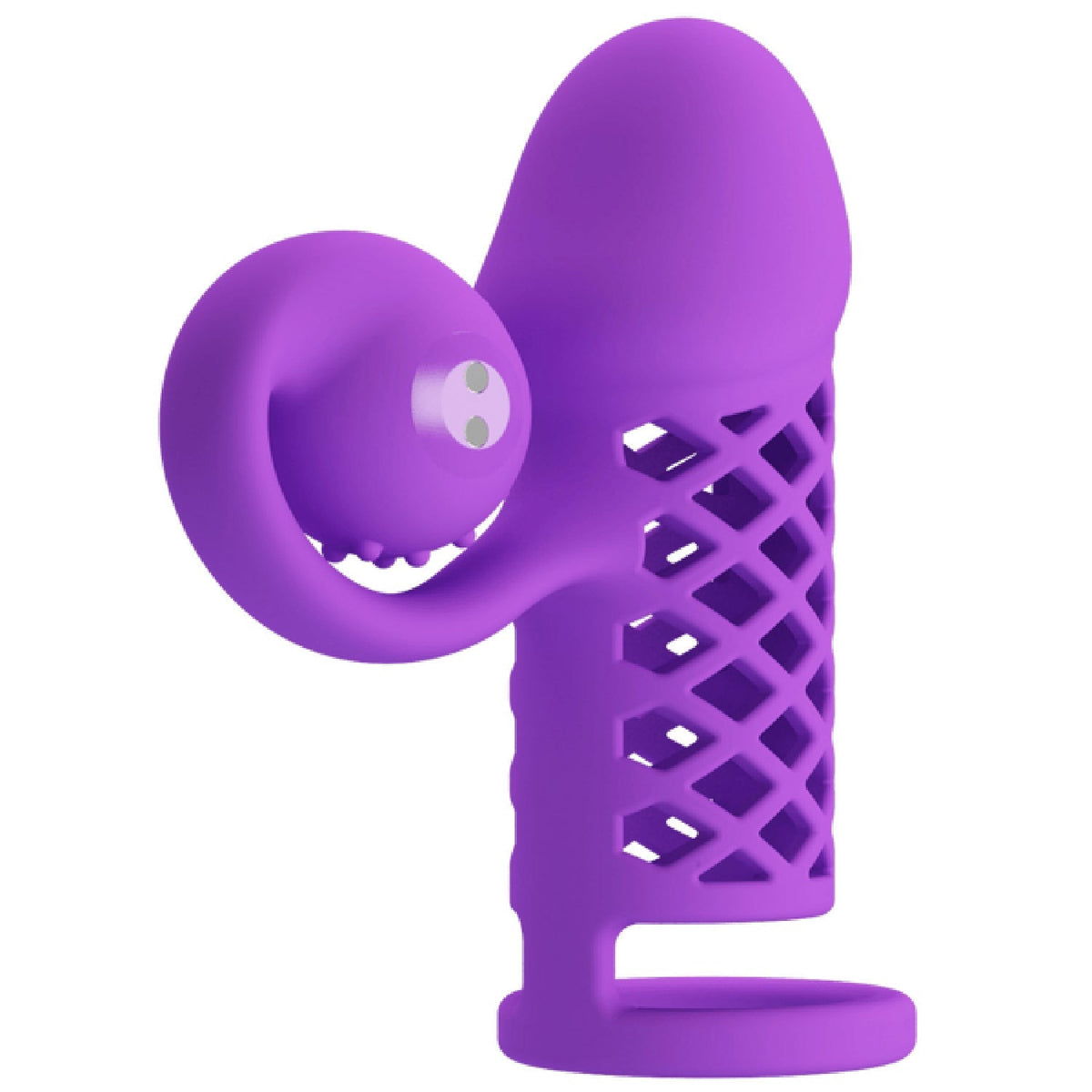 Harden Mind Blowing Miracles – Silicone Penis Sleeve with Vibrations and Ball Strap > Sex Toys For Men > Penis Sleeves - Tophatter Daily Deals