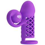 Harden Mind Blowing Miracles – Silicone Penis Sleeve with Vibrations and Ball Strap > Sex Toys For Men > Penis Sleeves - Tophatter Daily Deals