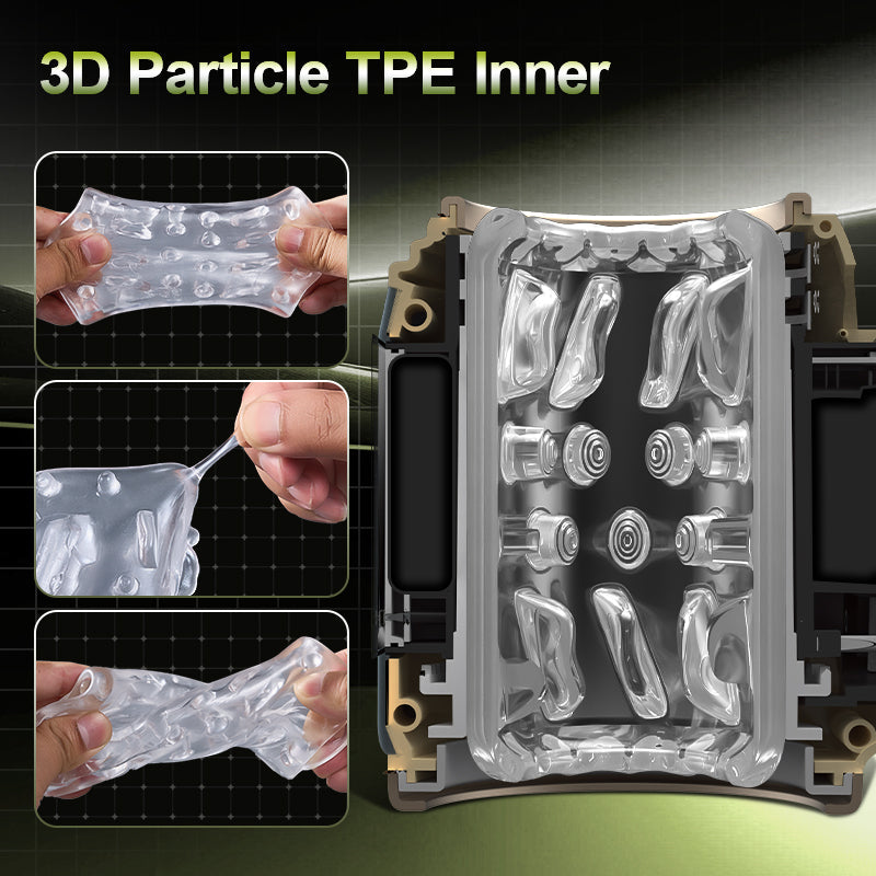 DiveEase - 7 Rotation Vibration Open Ended Stroker Masturbation Cup - Tophatter Daily Deals