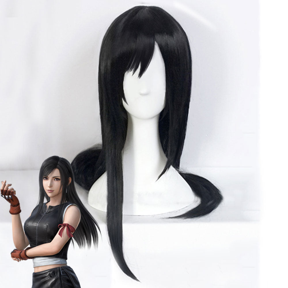 Final Fantasy VII: Advent Children Tifa Lockhart Black Cosplay Wig Wig - Tophatter Daily Deals