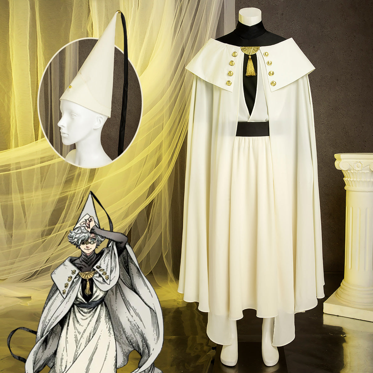 Witch Hat Atelier Anime Qifrey Cosplay Costume Costume - Tophatter Daily Deals