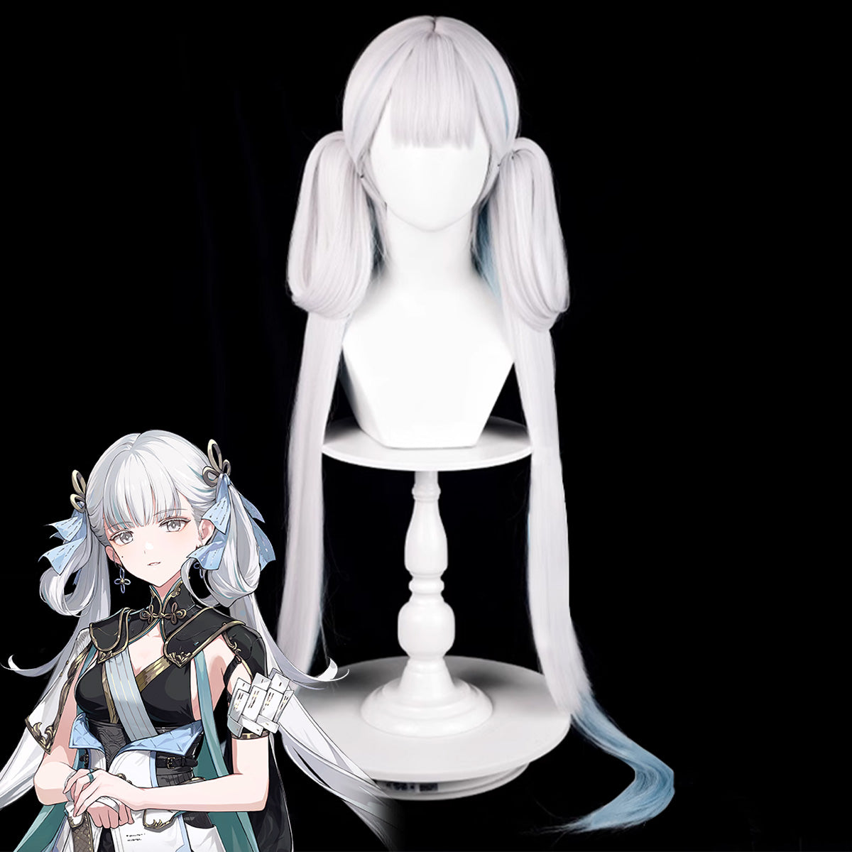 Wuthering Waves Jinhsi White Cosplay Wig Wig - Tophatter Daily Deals