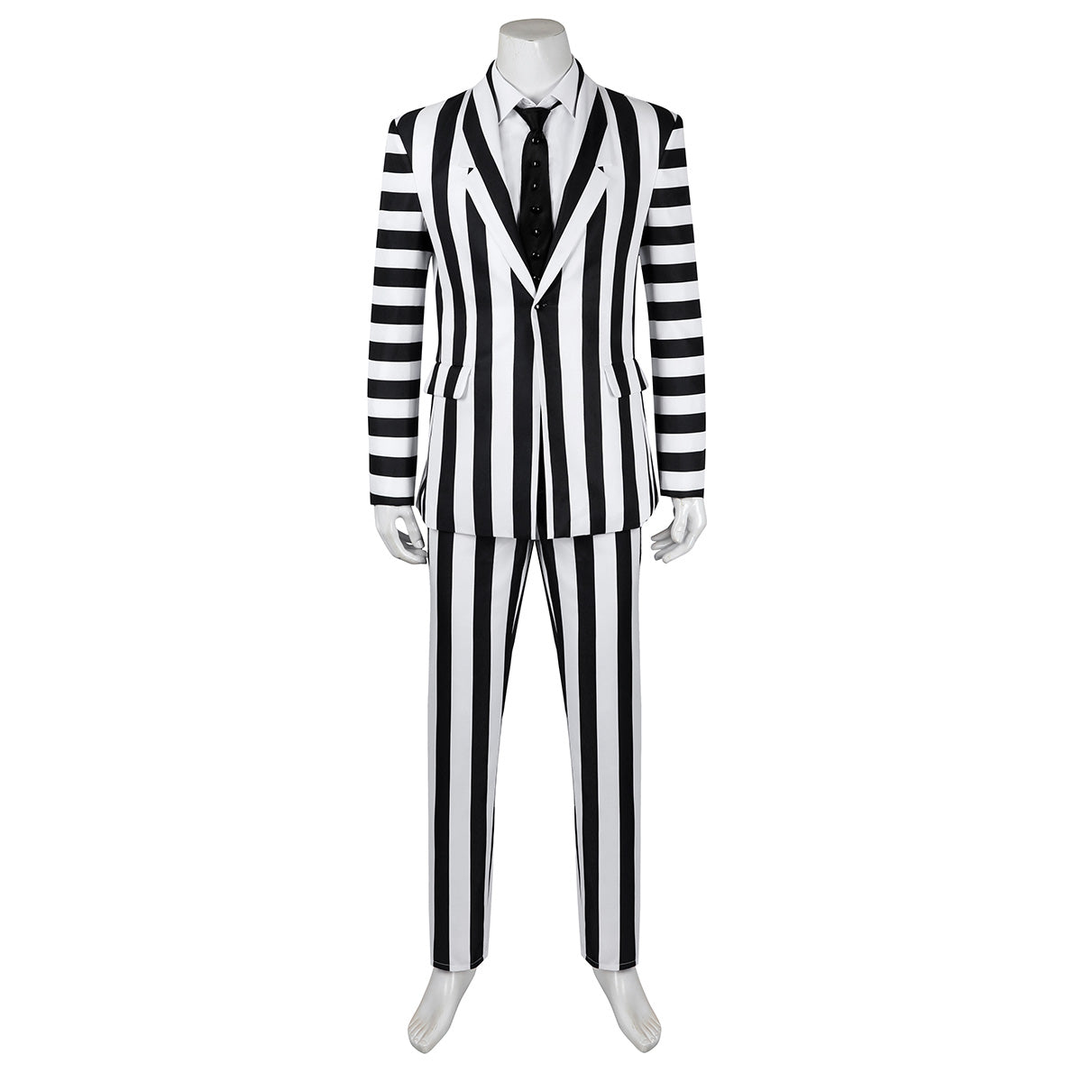 Beetlejuice 2 Beetlejuice Halloween Black And White Cosplay Costume Costume - Tophatter Daily Deals