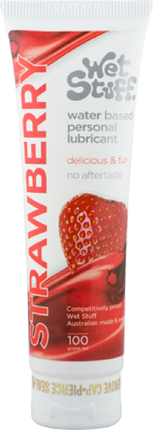 Wet Stuff Strawberry – Water-Based Flavoured Lubricant > Lube > Flavoured - Tophatter Daily Deals