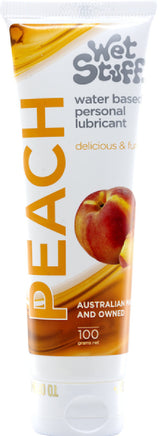Wet Stuff Peach – Edible Peach Flavored Lubricant Tube 100g > Lube > Flavoured - Tophatter Daily Deals