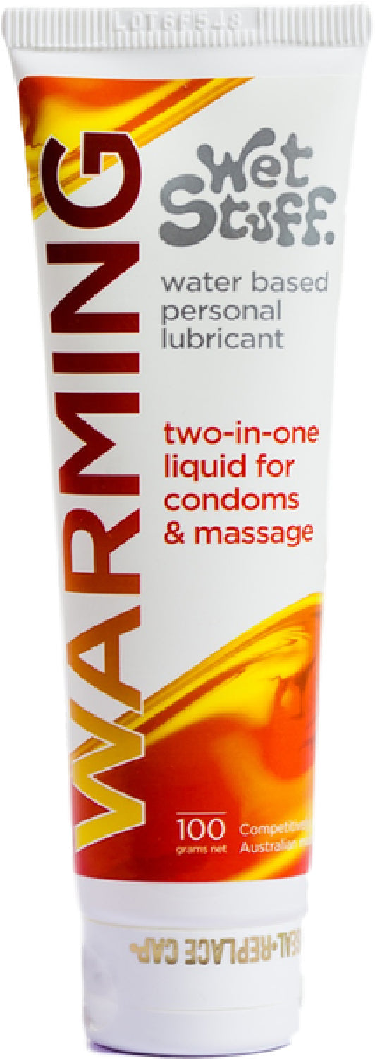 Wet Stuff Warming Tube – Water-Based Personal Lubricant 100g > Lube > Water Based - Tophatter Daily Deals