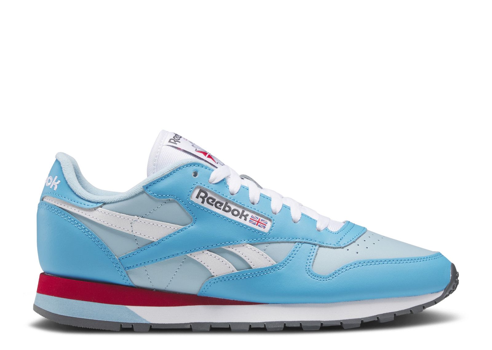 Reebok Men's Classic Leather Shoes - Radaqu/Blupea/Ftwwht Radaqu Blupea Ftwwht 7 Footwear - Tophatter Daily Deals