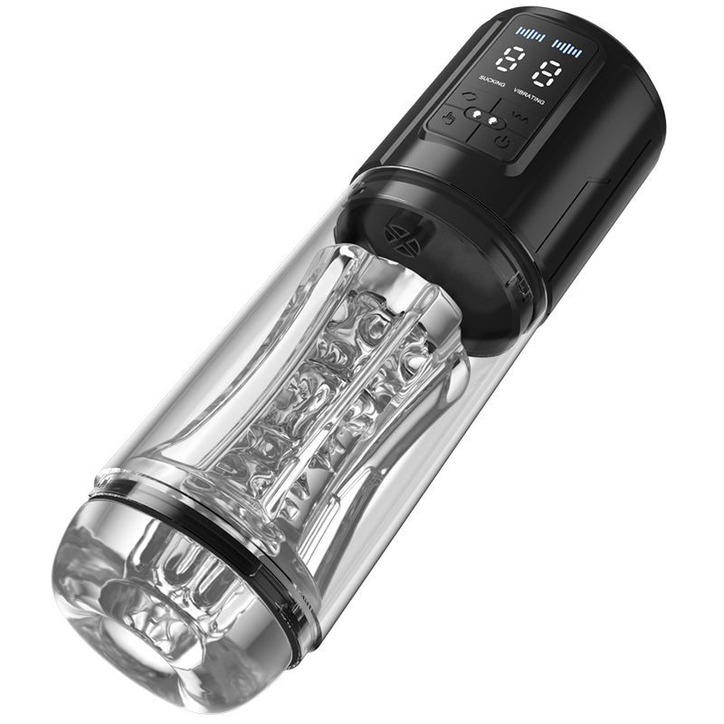 Iron Man - 9 Vibration & Sucking Automatic Blowjob Male Stroker Masturbation Cup - Tophatter Daily Deals