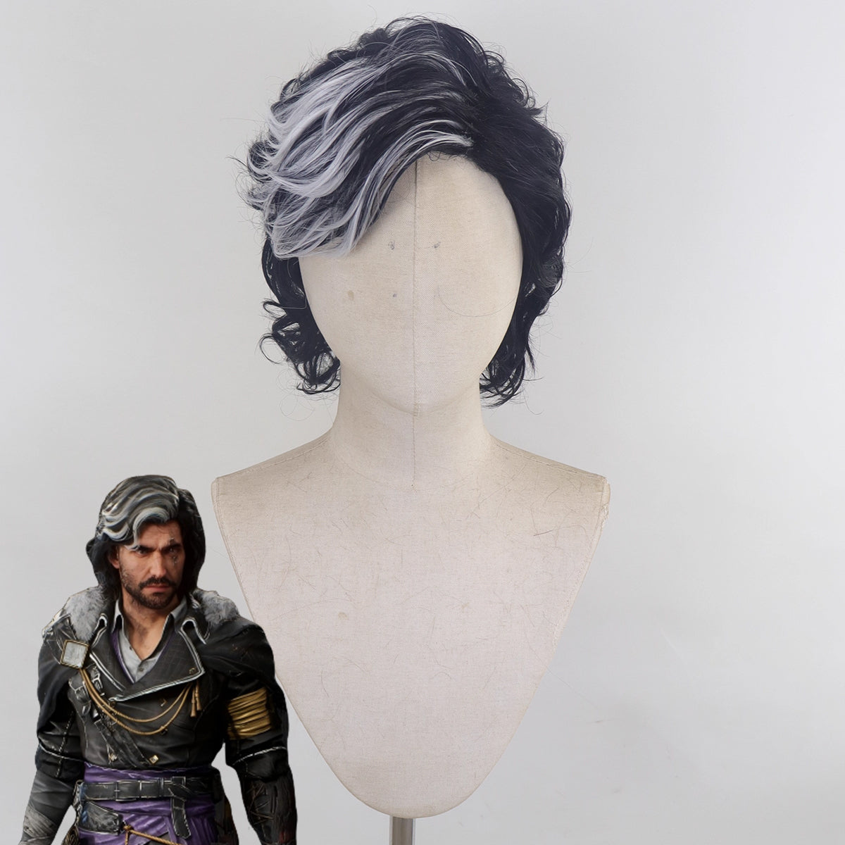 Clair Obscur: Expedition 33 Verso Black Cosplay Wig Wig - Tophatter Daily Deals