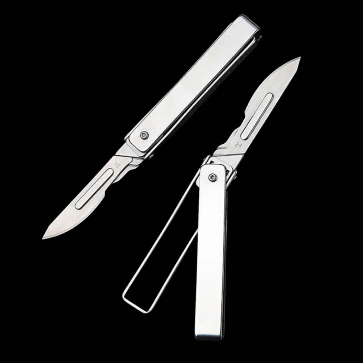 Sharp folding utility knife with removable and replaceable blade - Tophatter Daily Deals