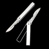 Sharp folding utility knife with removable and replaceable blade - Tophatter Daily Deals