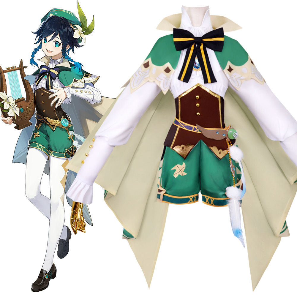 Genshin Impact Venti Cosplay Costume B Edition - Tophatter Daily Deals