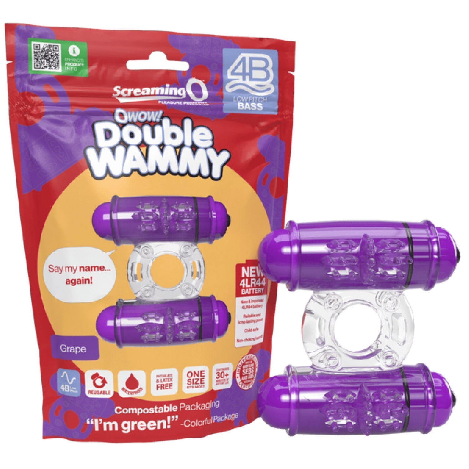 Double Wammy 4B Low Pitch Bass > Sex Toys > Couples Toys - Tophatter Daily Deals