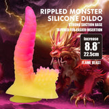 Flame Beast 8.8 Inch Silicone Dildo – Body-Safe Suction Base Dildo > Dildos > Fantasy - Tophatter Daily Deals