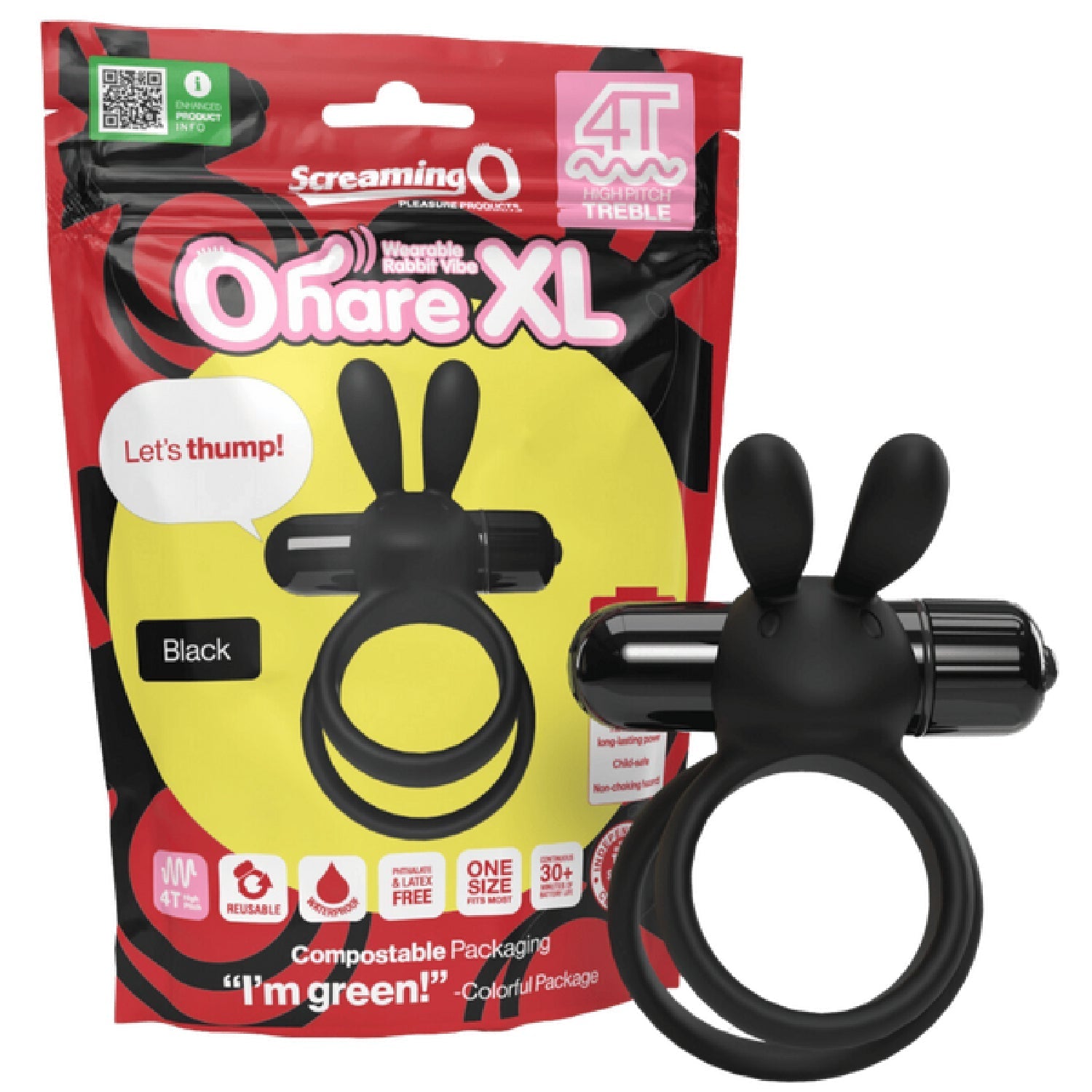 Screaming O 4T Ohare – Body-Safe Silicone Double Ring Vibrator > Sex Toys > Couples Toys - Tophatter Daily Deals