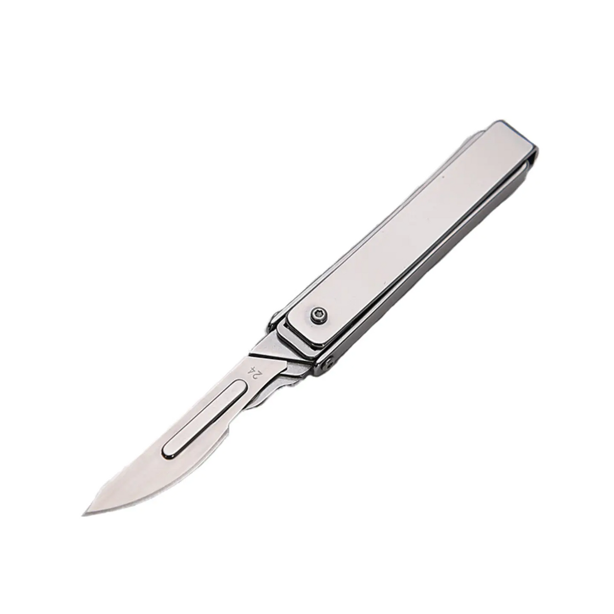 Sharp folding utility knife with removable and replaceable blade - Tophatter Daily Deals
