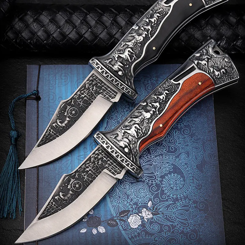 Wolf head self-defense sharp fruit knife - Tophatter Daily Deals