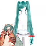 2024 Snow Virtual Girl Vocal Idol Halloween Green Cosplay Wig Wig - Tophatter Daily Deals