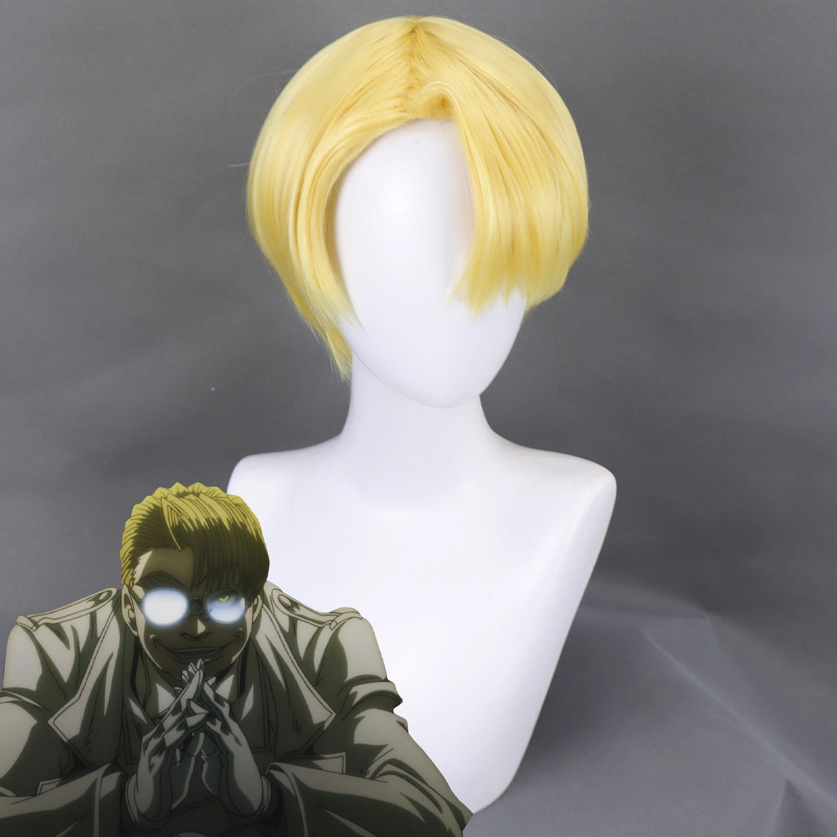 Hellsing The Major Golden Cosplay Wig Wig - Tophatter Daily Deals