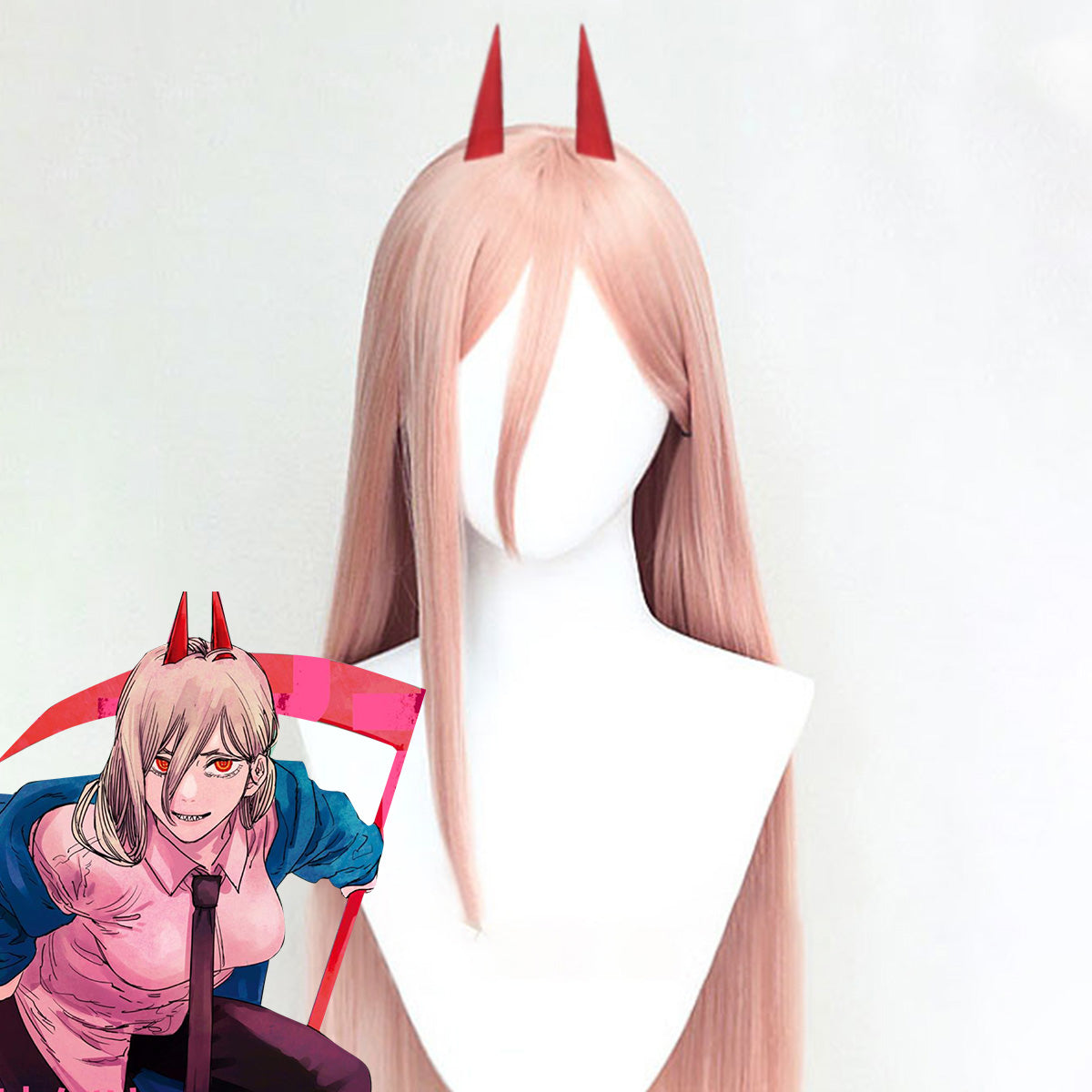 Chainsaw Man Power Pink Cosplay Wig Wig - Tophatter Daily Deals