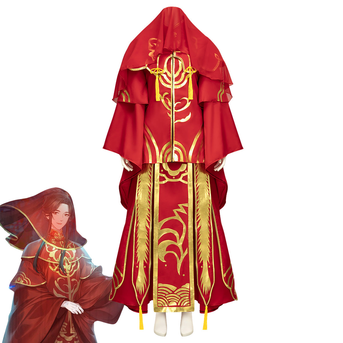 Tian Guan Ci Fu Heaven Official's Blessing Xie Lian Bride Cosplay Costume Costume - Tophatter Daily Deals