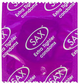 Sax Extra Tighter Condoms – 46mm Nominal Width Small Condoms Bulk Pack 144 > Essentials > Condoms - Tophatter Daily Deals