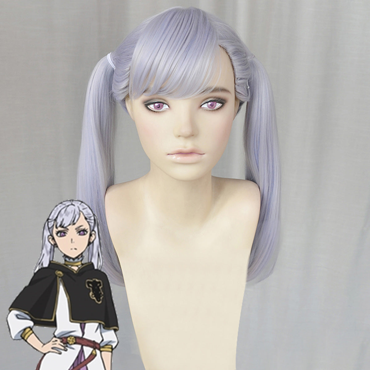 Black Clover Noelle Silva Light Purple Cosplay Wig Wig - Tophatter Daily Deals