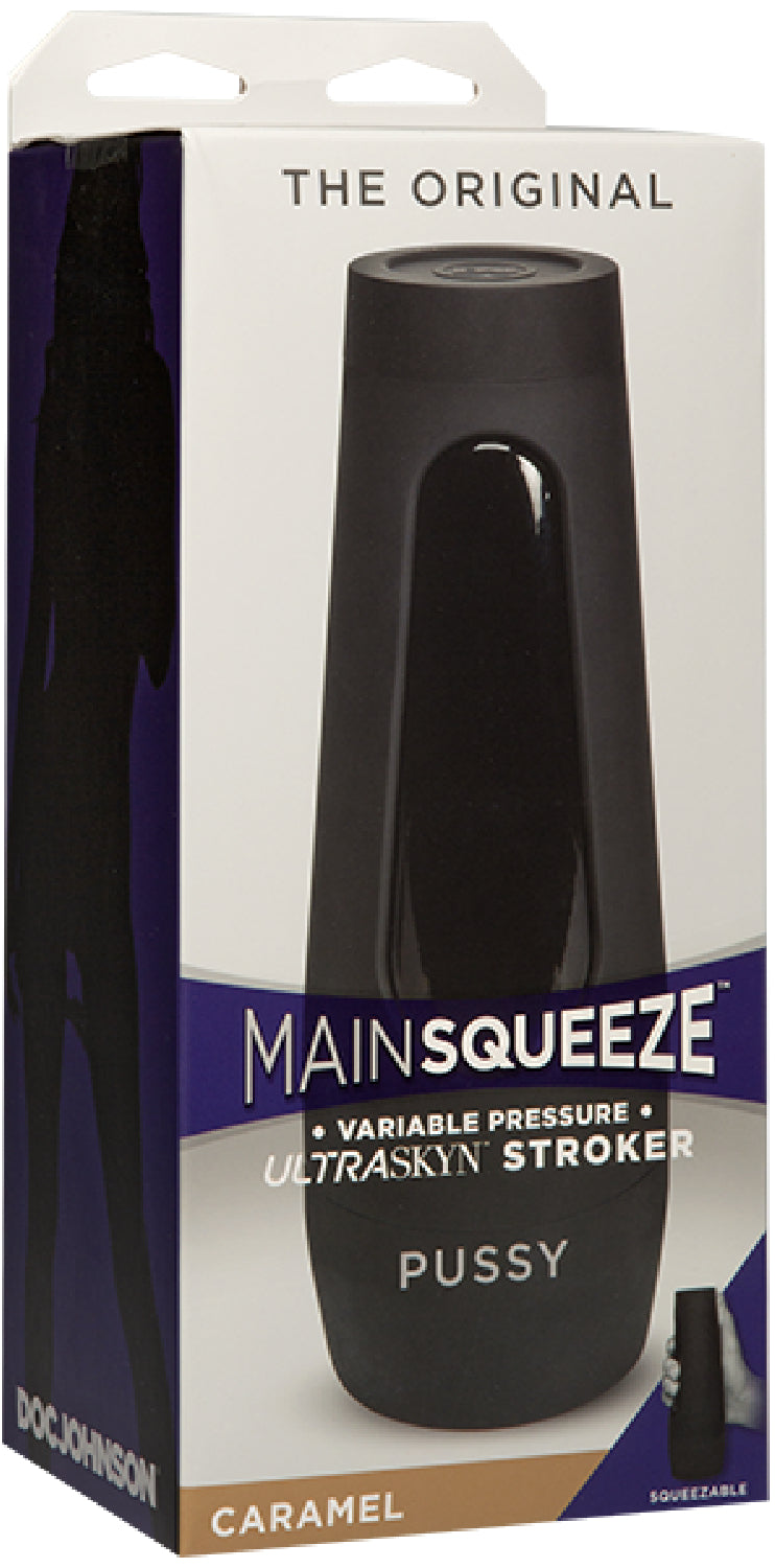Doc Johnson Main Squeeze Original Pussy – Masturbator with Squeezable Grip and Suction Control > Sex Toys For Men > Masturbators > Manual - Tophatter Daily Deals