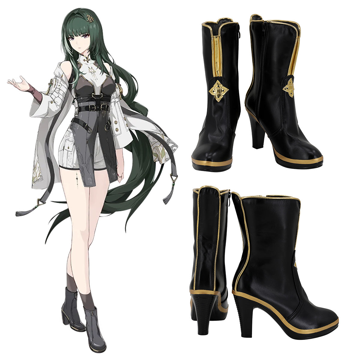 Wuthering Waves Baizhi Cosplay Shoes Shoes/Boots - Tophatter Daily Deals