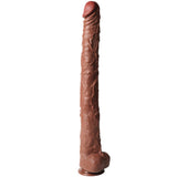 Buder - Long Big Dildo for Beginners and Experienced Players 22.04 Inches Brown Dildos - Tophatter Daily Deals