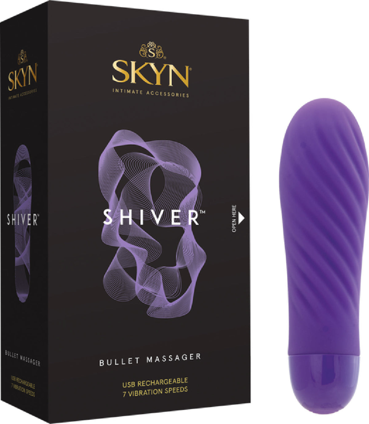 SKYN Shiver – Rechargeable Waterproof Bullet Vibrator with 7 Speeds and Modes > Vibrators > Mini Vibrators - Tophatter Daily Deals