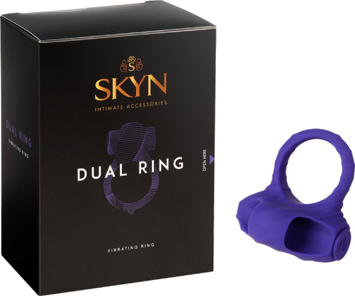 SKYN Dual Ring – Vibrating Ring with Dual Functionality and Three Speeds > Cock Ring > Vibrating - Tophatter Daily Deals