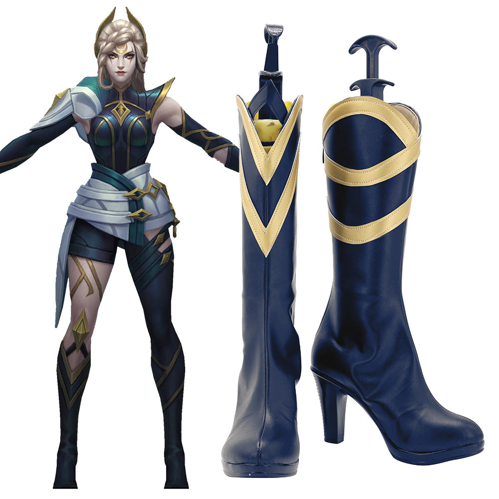League of Legends LOL Sentinel Diana Blue Shoes Cosplay Boots Shoes/Boots - Tophatter Daily Deals