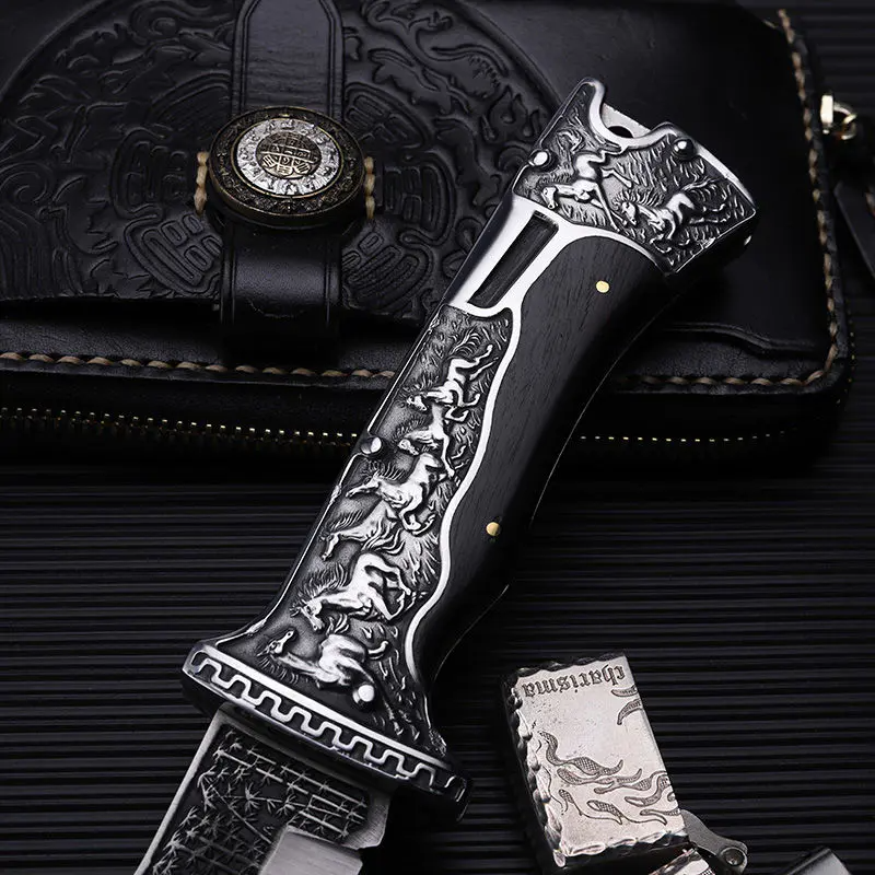 Wolf head self-defense sharp fruit knife - Tophatter Daily Deals