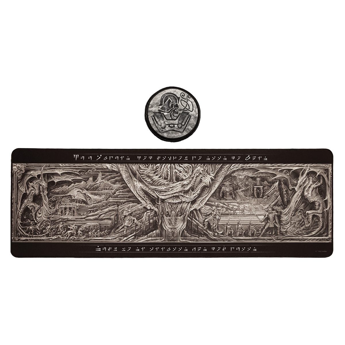 The Elder Scrolls V: Skyrim – Desk Pad and Coaster Set Coaster - Tophatter Daily Deals