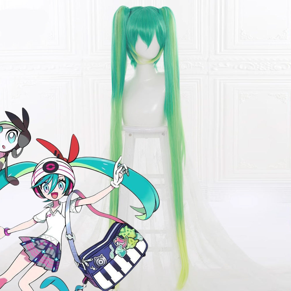 Project Voltage PM X Vocal Idol Psychic-type Green Cosplay Wig Wig - Tophatter Daily Deals