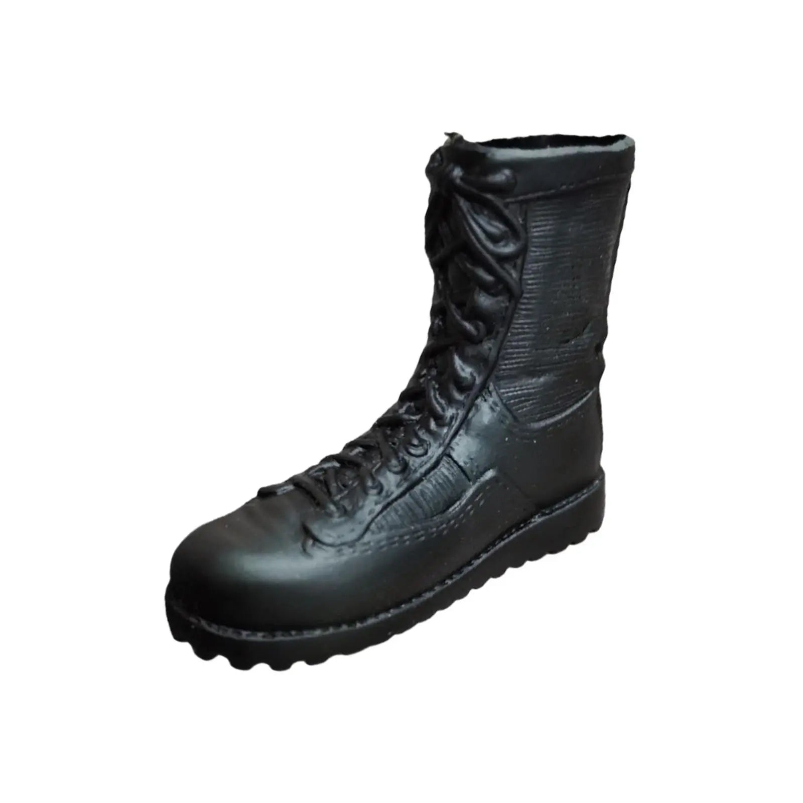1:6 Mans Soldier Shoes Combat Boots Mid Calf Winter Boot Footwear Formal Black - Tophatter Daily Deals