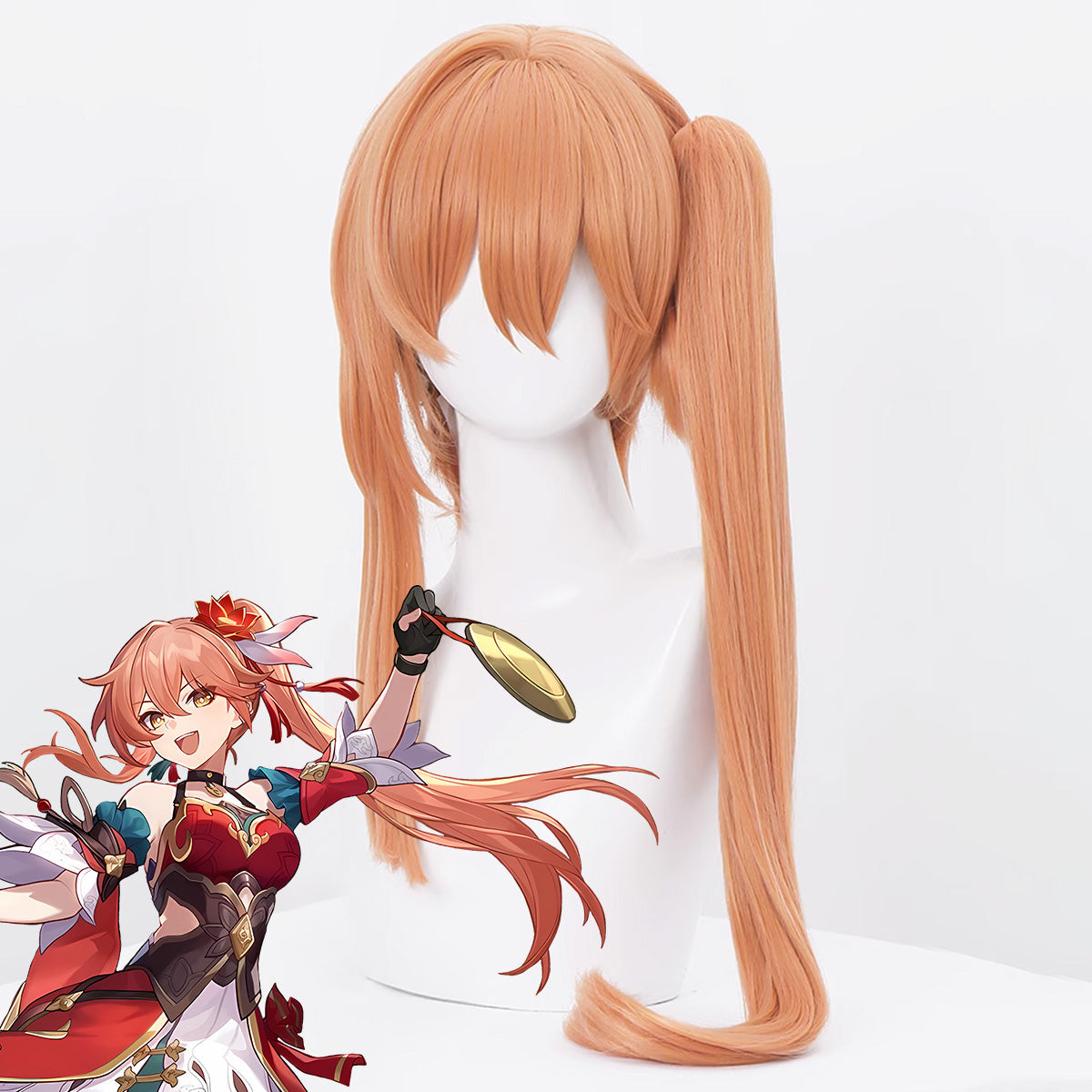 Honkai: Star Rail Guinaifen Orange Cosplay Wig Wig - Tophatter Daily Deals