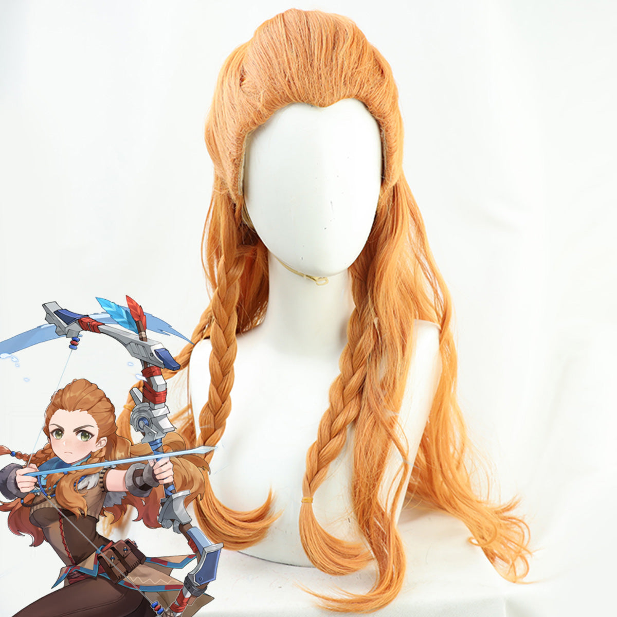 Genshin Impact Aloy Orange Cosplay Wig Wig - Tophatter Daily Deals