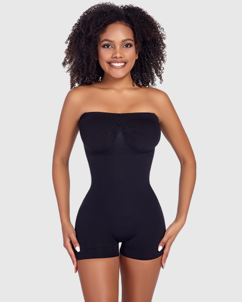 Revenge Body Strapless Smoothing Seamless Bodysuit Bodysuit - Tophatter Daily Deals