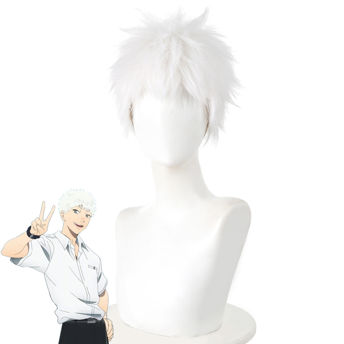 The Summer Hikaru Died Hikaru White Cosplay Wig Wig - Tophatter Daily Deals