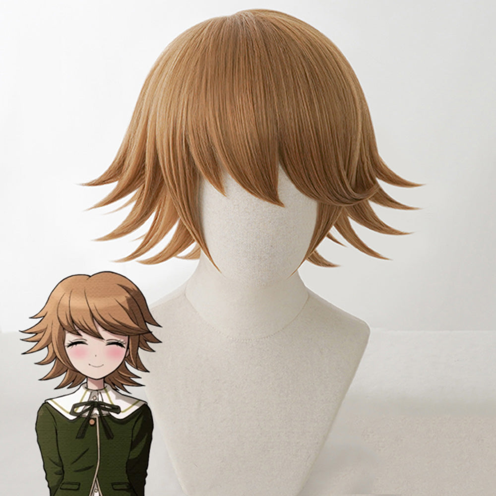 Danganronpa: Trigger Happy Havoc Chihiro Fujisaki Brown Cosplay Wig Wig - Tophatter Daily Deals